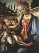 Sandro Botticelli Madonna and Child with two Angels (mk36) painting